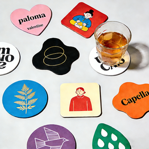 Custom Coaster Paper Restaurant Hotel Bar Beer Glass Paper Coaster Mat Disposable Absorbent Coffee Cup Paper Coaster for Drinks
