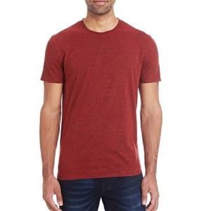 Camiseta Heather CVC de Jersey Fino, Color Gris Jaspeado - Product Image 3