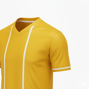 Camiseta de Fútbol para Hombre, Blanca con Degradado Turquesa, Manga Corta, Cuello en V, Poliéster que Absorbe la Humedad, Ropa Deportiva para Todas las Temporadas - Product Image 4
