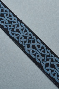 Luxury Polyester Jacquard Woven Trim Decorative Border <b>Tape</b> with French Lace for Garments Home Textiles Upholstery - Product Image 2