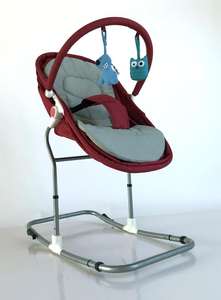 Nuevo diseño 4 en 1 con certificación EN, 4 posiciones de reclinación, altura ajustable, asiento clásico, para alimentar, jugar y dormir, moisés mecedor esencial para bebés. - Product Image 6