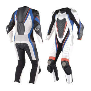 Combinaison de course en cuir, dernier design, veste de moto en cuir véritable, best-seller, combinaison de moto pour la course - Product Image 2