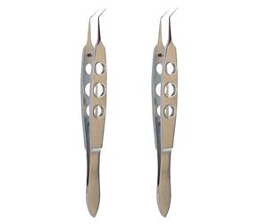 Castroviejo Universal Corneal Scissors Stainless Steel Anterior Ophthalmic Instrument Set for Eye Surgery By <b>Blush</b> Surgical - Product Image 2