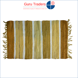 Personalización posible para textiles para el hogar antideslizantes hechos a mano, alfombrillas Chindi de calidad inigualable para puertas a precio mayorista - Product Image 5