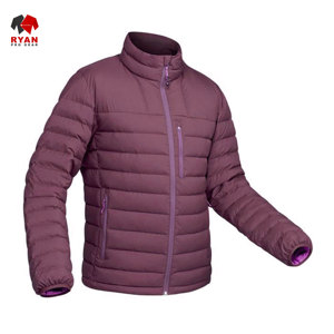 แจ็คเก็ตพัฟเฟอร์ดีไซน์สั่งทำพิเศษสำหรับผู้ชาย ยี่ห้อ Ryan Pro Gear พร้อมโลโก้สั่งทำพิเศษ ดีไซน์ ODM ลายเรียบ - Product Image 2