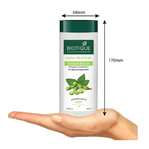 Champú Herbal con Proteína de Soya Bio, Fórmula Cosmética para una Nutrición Fresca, Textura Suave, Brillo Saludable y Cabello Radiante - Product Image 4