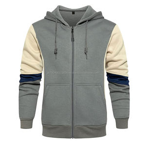 Sudaderas con Capucha de Poliéster para Hombre, con Cierre, Transpirables, Estilo Urbano, Holgadas, Sostenibles, de Marca Privada - Product Image 3