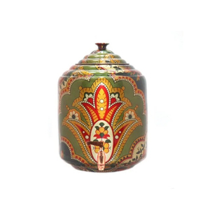 Modern Copper Water <b>Dispenser</b> with Copper Lid and Tap on Metal Stand for Kitchen Use Water <b>Dispenser</b> On Sale - Product Image 4