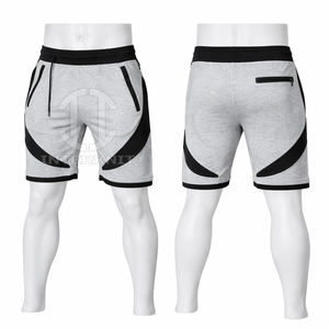 Pantalones Cortos Deportivos Casuales para Hombre, Color Negro y Gris, 100% Algodón, Ajustados, para Entrenamiento y Running, Novedad 2026 - Product Image 1