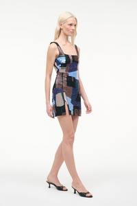 Robe Courte Tendance Sexy pour Clubbing, Couleur Unie, Épaules Dénudées, Manches Courtes, Dentelle Élégante, Élément Uni - Product Image 6