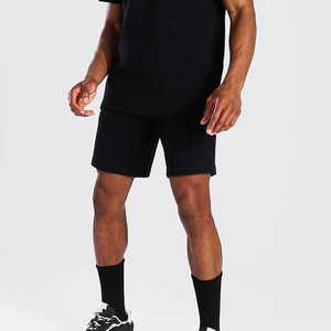 Ensemble sportif homme été personnalisé en gros, t-shirt à manches courtes et short, deux pièces, pour l'été - Product Image 3