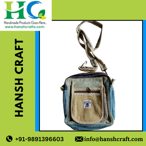 Bolsa de yute de nuevo diseño con asa duradera, bolsa de yute con cierre de cremallera multicolor a la venta por exportadores indios, bolsa de cáñamo - Product Image 5