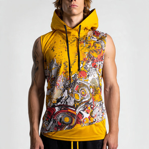 Haut de sport sans manches pour homme, coupe musclée, pour entraînement et fitness - Product Image 5
