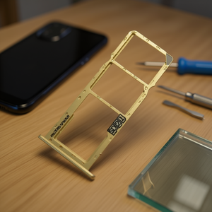 Tiroir pour carte SIM et carte Micro SD Motorola Moto G7 Play couleur or - Product Image 3