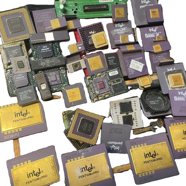 Gold Ceramic Cpu Scrap CPU Processor Scrap with Gold Pins