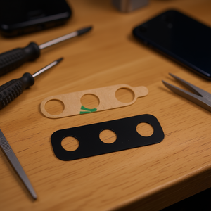 Per Samsung Galaxy A7 2018 A750F Copriobiettivo fotocamera nero, parte di ricambio - Product Image 3