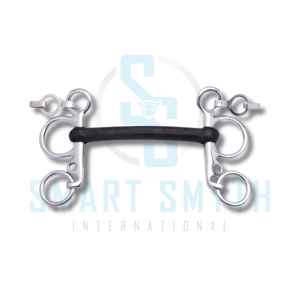 บิตม้าแบบ D-Ring Eggbutt ยี่ห้อ SMART SMYTH INTL ผลิตจากสแตนเลสอย่างดี แบบข้อต่อเดี่ยว รับประกัน 3 ปี สำหรับขี่ม้า - Product Image 2
