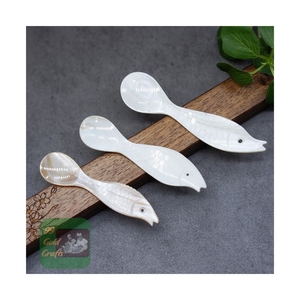 BOHEMIAN FISH SHAPED SPOON HANDMADE ENGRAVED <b>NAME</b> FROM VIETNAM CHEAP PRICE WHOLESALE MOP SPOON SELL BY SET FOR BUSINESS PRESENT - Product Image 6