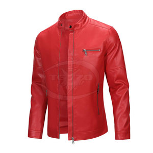 Oem Service <b>Men</b> <b>Leather</b> <b>Jackets</b> Latest Design Winter Front Logo Customized Colors & Sizes High Quality Breathable Low MOQ - Product Image 2