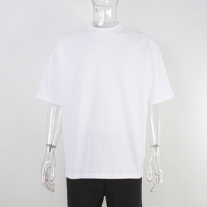 เสื้อยืดคอกลมแขนสั้นทรงหลวมสไตล์สตรีทแวร์ ยูนิเซ็กซ์ ผ้าฝ้ายถัก 100% คุณภาพพรีเมียม คอริบ ไหล่ตก ทรงโอเวอร์ไซส์ เป็นมิตรต่อสิ่งแวดล้อม - Product Image 5