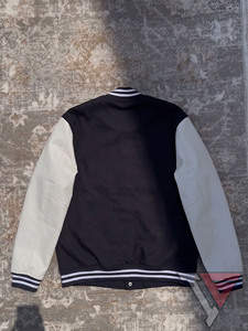 Veste universitaire personnalisée avec nom d'équipe, style Letterman, Steeler Brown Sox Pro Standard, logo frontal, tissu en toile, réversible, veste d'hiver - Product Image 3