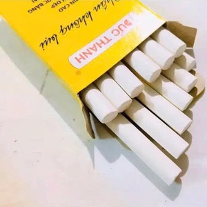 Duc Thanh White <b>Chalk</b> 12pcs Dustless Bright White <b>Chalk</b> for Office Stationery School Supplies - Product Image 1