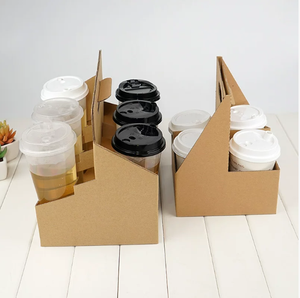 Factory Direct Supply High cost performance Takeout Beverage Holder custom packaging service - Product Image 1
