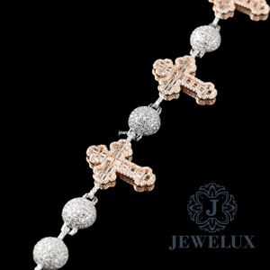 Bracelet tennis élégant et raffiné en diamants pour femmes, finition haute brillance et fermoir sécurisé, disponible au prix export. - Product Image 3