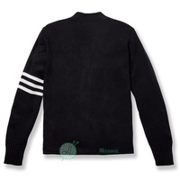 Cardigan grec de haute qualité pour femmes, en tricot chenille à manches longues, avec broderie boutonnée et perles, design élégant