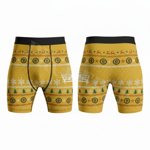 Accepted Private Label Compression <b>Boxer</b> Briefs Seamless Athletic Shorts Quick Dry Breathable Running Support Underwear Shorts - Product Image 2