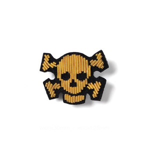 Handmade Luxury Fashion Brooch Custom Crown Heart Embroidery with Bullion Wire Beads Handcrafted <b>Pin</b> for Clothing Accessory - Product Image 5