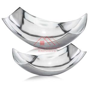 Latest Design Decorative Nickel Plating Round Serving Platter for Tableware and Kitchenware Wholesale Price Excellent Quality - Product Image 4