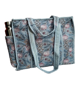 กระเป๋าสะพายไหล่ผ้าฝ้ายบุนวมสำหรับผู้หญิงกระเป๋าช้อปปิ้ง - Product Image 6