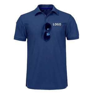 Polo sencillo para hombre con logotipo personalizado de golf informal liso de alta calidad al por mayor, Polo largo de rendimiento para hombre - Product Image 5