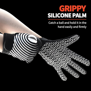 ถุงมือรับบอลอเมริกันฟุตบอล Pro Grip คุณภาพสูง ฝ่ามือเหนียวแน่น สีและโลโก้ปรับแต่งได้ น้ำหนักเบา - Product Image 3