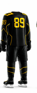 Conjunto Deportivo de Hockey sobre Hielo para Competición, Diseño Personalizado por Sublimación en Poliéster - Product Image 4