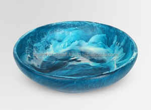 Cuenco de resina de alto pulido hecho a mano personalizado de alta calidad, utensilios de cocina, cuenco para servir sopa, técnica tallada - Product Image 2