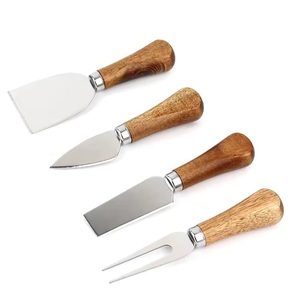 <b>Cheese</b> Slice Butter Knife <b>Set</b> Of 3 Stainless Steel With Gold Finished Perfect For Tabletop Serving Kitchenware Designer Handle - Product Image 6