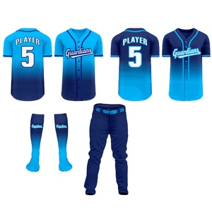 Servicio OEM logotipo personalizado impreso transpirable uniforme de béisbol diseño único ropa deportiva hecha en fábrica con técnica de sublimación - Product Image 1