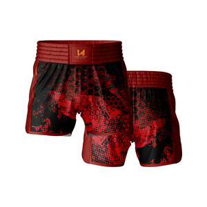 Shorts de boxe MMA/Muay Thai personnalisés pour hommes adultes, légers, respirants, en polyester/nylon, durables, à séchage rapide, résistants au rétrécissement, vêtements de MMA - Product Image 4