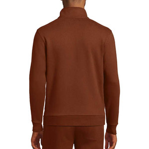 Camiseta deportiva lisa de manga larga para hombre, ajustada, con cremallera, de secado rápido, personalizada, para fitness, venta al por mayor - Product Image 3