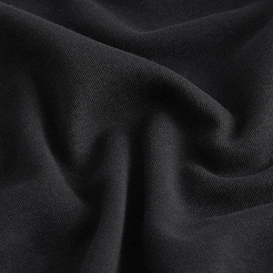 Women's Black <b>Oversized</b> <b>T</b>-<b>Shirt</b> 100% Cotton Three Quarter Sleeve <b>V</b>-<b>neck</b> Drop Shoulder Loose Fit Solid Color Breathable Knitted - Product Image 5