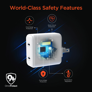 Caricatore da Muro PD40W con Doppia Porta USB-C, Caricatori e Adattatori ad Alta Potenza - Product Image 2