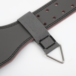 Venta al por mayor, gran oferta: Cinturón de levantamiento de pesas personalizado, nuevo producto, cinturón de levantamiento de pesas de cuero con hebilla de palanca para gimnasio. - Product Image 6