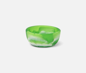 Bol à fruits en résine verte et blanche fait à la main, bol de service décoratif en résine époxy pour la décoration de la table de la cuisine à la maison - Product Image 5