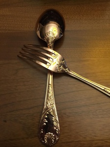Modern Wholesale Hotel Wedding Silverware 5 Pieces Flatware Silver Indian Cutlery Manufacturer & Supplier of Flatware Items - Product Image 4