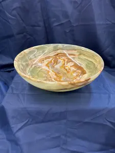 Cuenco decorativo de inspiración herencia, cuenco artesanal étnico, cuenco artístico de piedra hecho a mano, cuenco pulido de primera calidad, precio al por mayor - Product Image 2