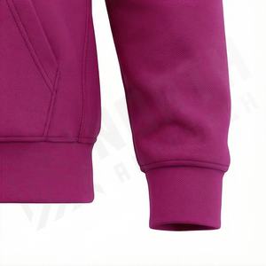 Sweat à capuche zippé sur mesure pour hommes et femmes, 100 % coton molletonné, veste de sport, logo brodé, doux, anti-rétrécissement, fourniture d'usine OEM, chaud - Product Image 6