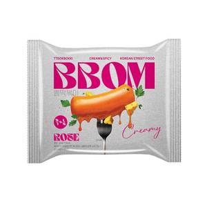 [Attract] BBOM TTEOKBOKKI POUCH, gâteau de riz coréen instantané, saveur douce et épicée, rose, basilic, crème de fromage, accompagnement pour repas quotidien - Product Image 3