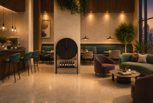 Azulejos de Porcelana Esmaltada Mate Vitrificada Botanical Harmony 600x600mm, Diseño Contemporáneo, Resistentes al Choque Térmico y al Fuego, Elegantes - Product Image 6